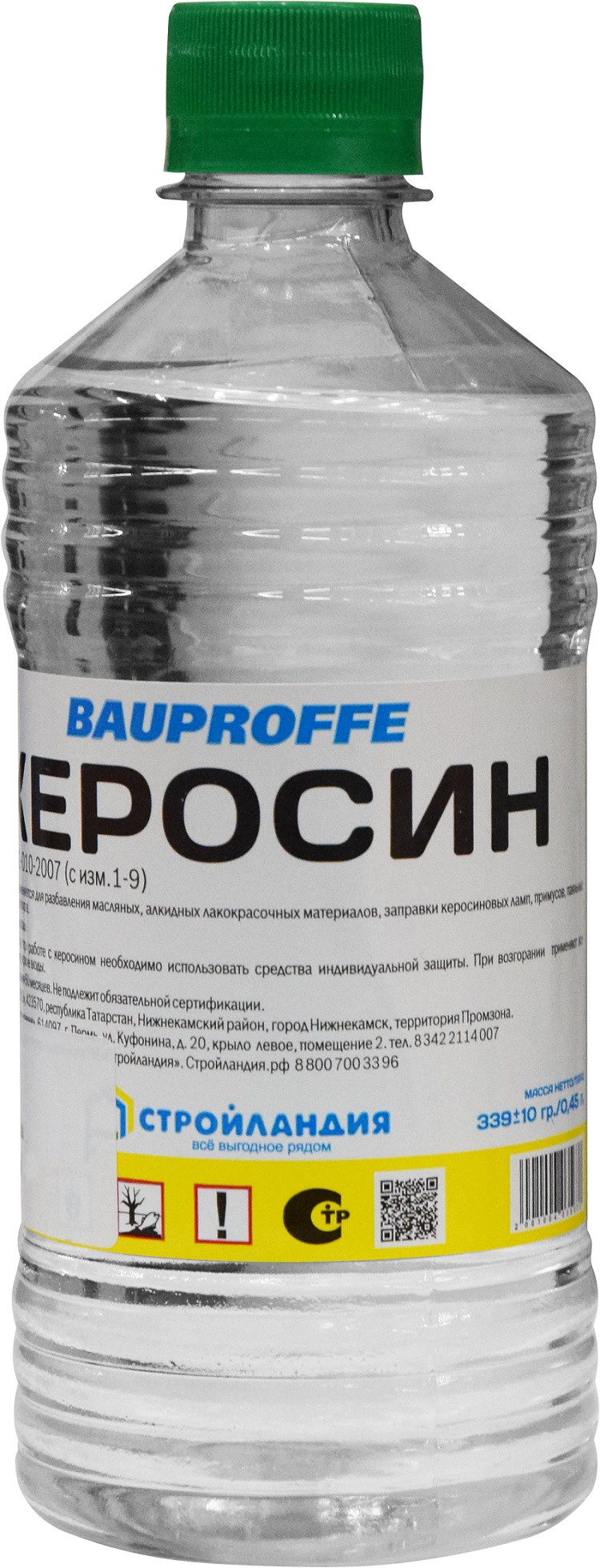 Керосин технический BAUPROFFE 0,45 л — цена в Ишимбае, купить в  интернет-магазине, характеристики и отзывы, фото